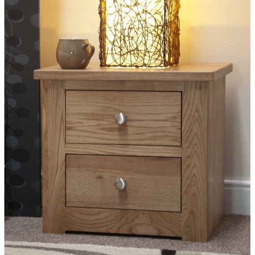 Solid oak narrow bedside - narrow,